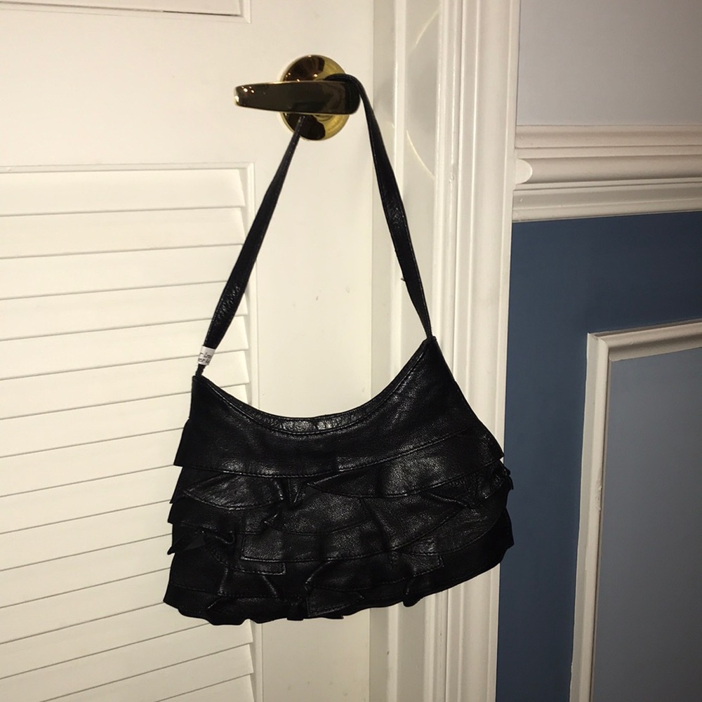 Coldwater Creek Black Leather Purse